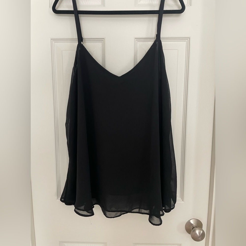 Torrid swing blouse. Size 2, black